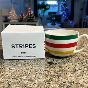 Hudson Bay Stripes Breakfast Mug 16oz